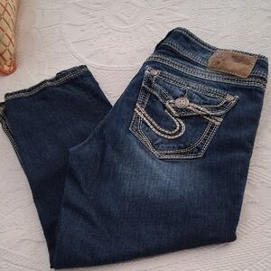 Silver Jean Co. Capri Jeans Sz.28